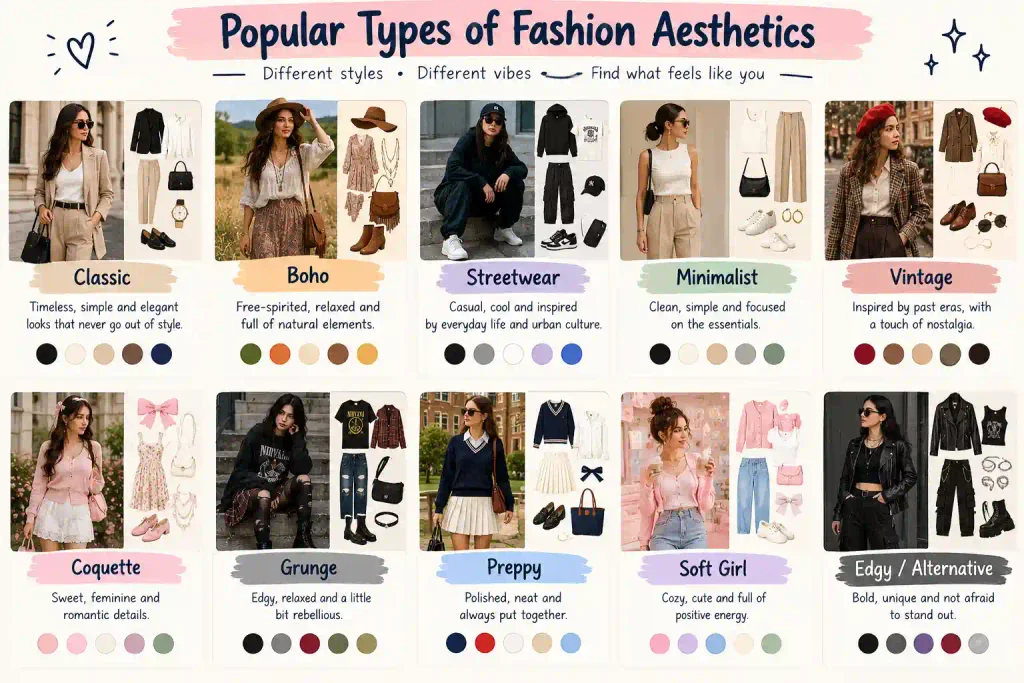 Popular-Types-of-Fashion-Aesthetics